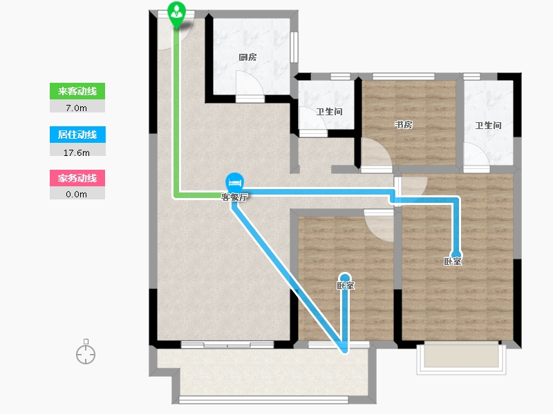 河南省-南阳市-淅川建业城-108.00-户型库-动静线