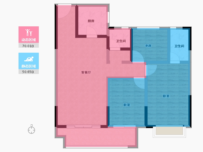 河南省-南阳市-淅川建业城-108.00-户型库-动静分区