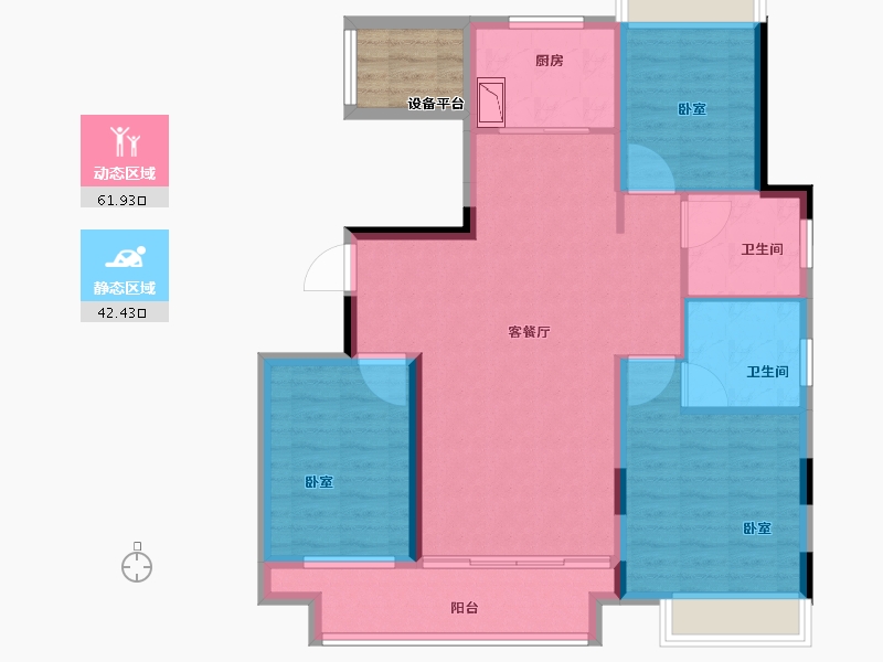 河南省-南阳市-信友天樾-97.01-户型库-动静分区