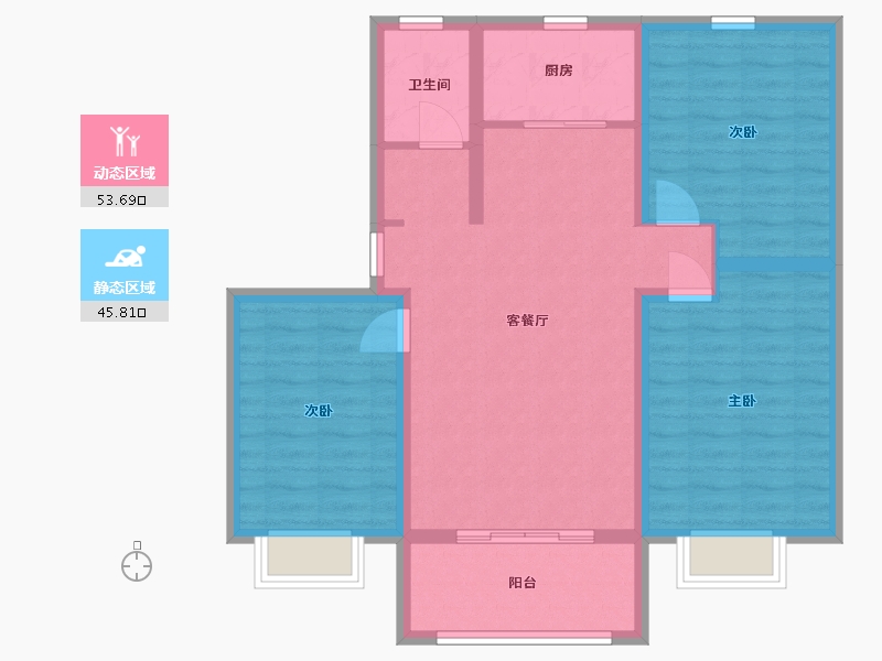 山东省-临沂市-名门世家-89.20-户型库-动静分区