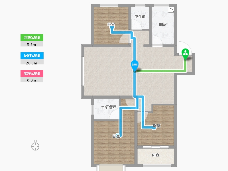 山东省-德州市-禹城东海城-102.00-户型库-动静线