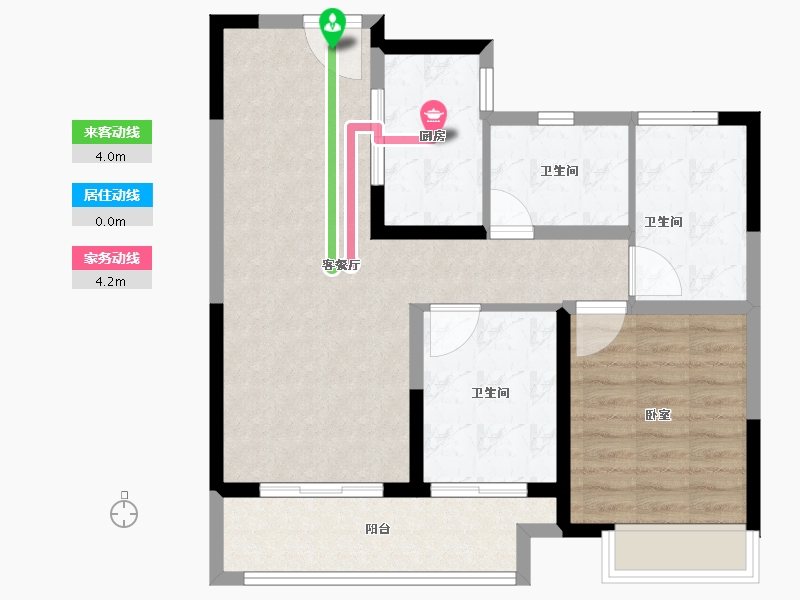 河南省-郑州市-康桥那云溪-77.00-户型库-动静线