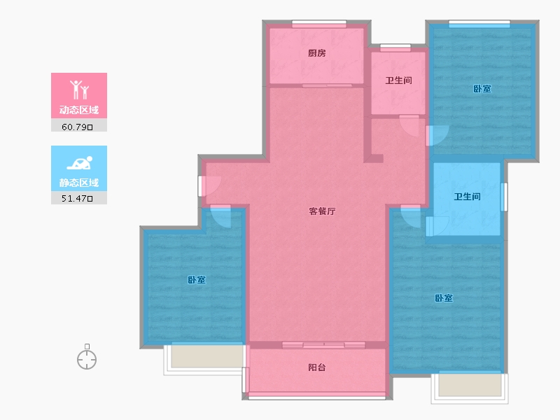 河南省-许昌市-上宅西湖湾-99.99-户型库-动静分区