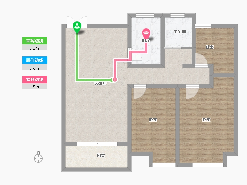 河南省-商丘市-常春藤畅馨园-90.00-户型库-动静线