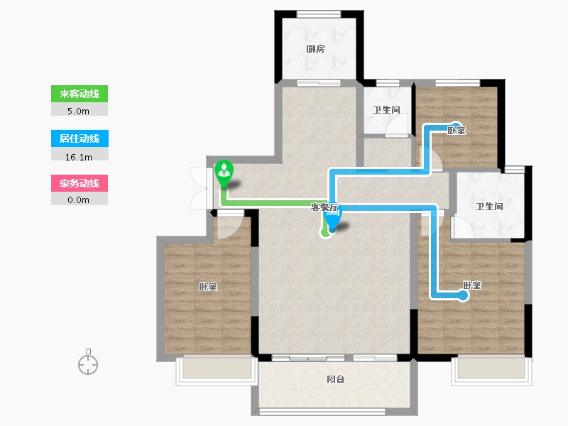 河南省-南阳市-淅川建业城-107.99-户型库-动静线