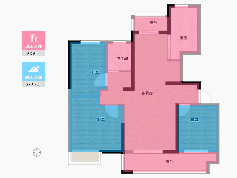 河南省-商丘市-展图·悦府-92.00-户型库-动静分区