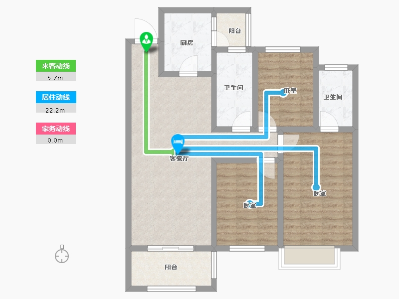 河南省-信阳市-林溪佳苑-92.00-户型库-动静线