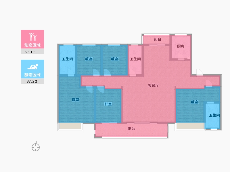 河南省-许昌市-建业百城天地-159.99-户型库-动静分区