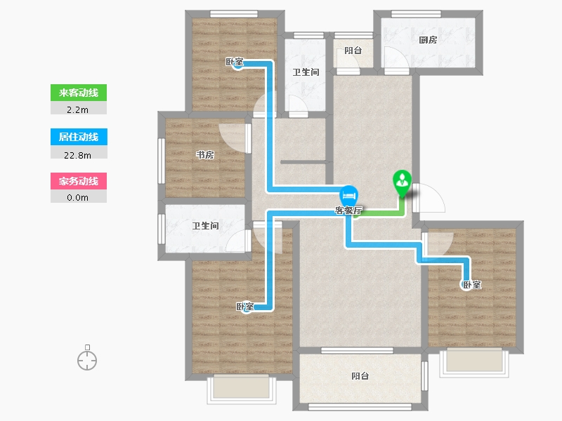 山东省-济宁市-祥安名府-117.00-户型库-动静线