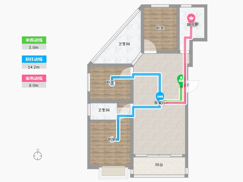 河南省-许昌市-益和雅居-98.78-户型库-动静线