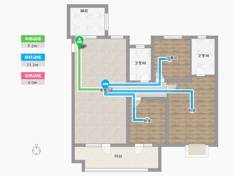 山东省-济宁市-中海城-99.99-户型库-动静线