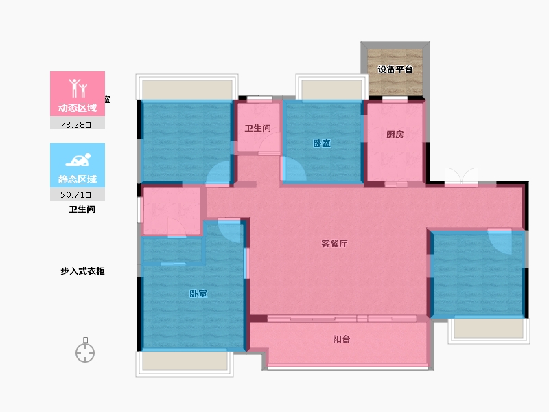 河南省-南阳市-南阳财富世家-114.00-户型库-动静分区