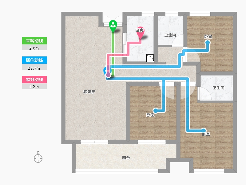 河南省-商丘市-国安·天悦城-90.00-户型库-动静线