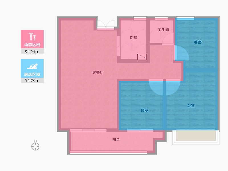 河南省-商丘市-国安·天悦城-77.00-户型库-动静分区