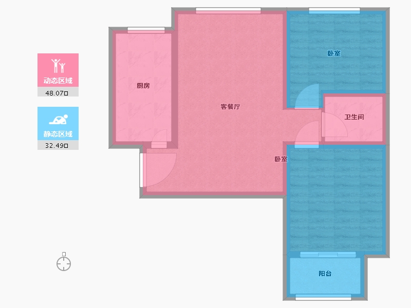 河南省-三门峡市-海洋金盾园-72.00-户型库-动静分区