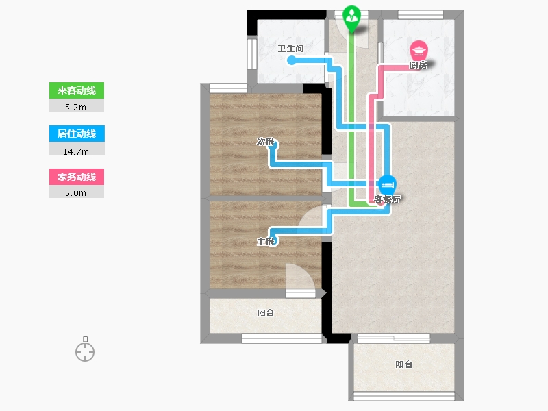 福建省-福州市-大唐书香世家-52.07-户型库-动静线