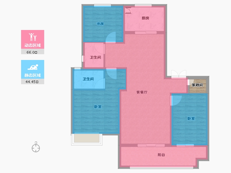 河南省-商丘市-国安·天悦城-101.00-户型库-动静分区