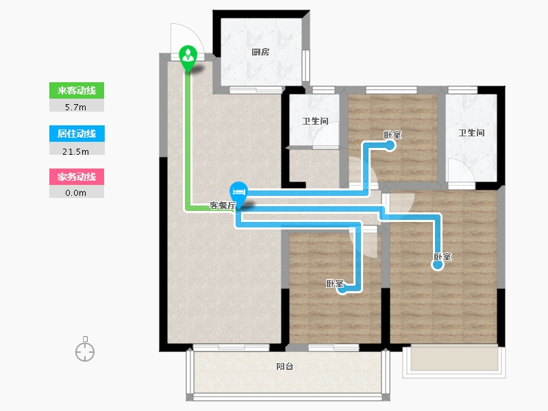 河南省-南阳市-淅川建业城-91.99-户型库-动静线