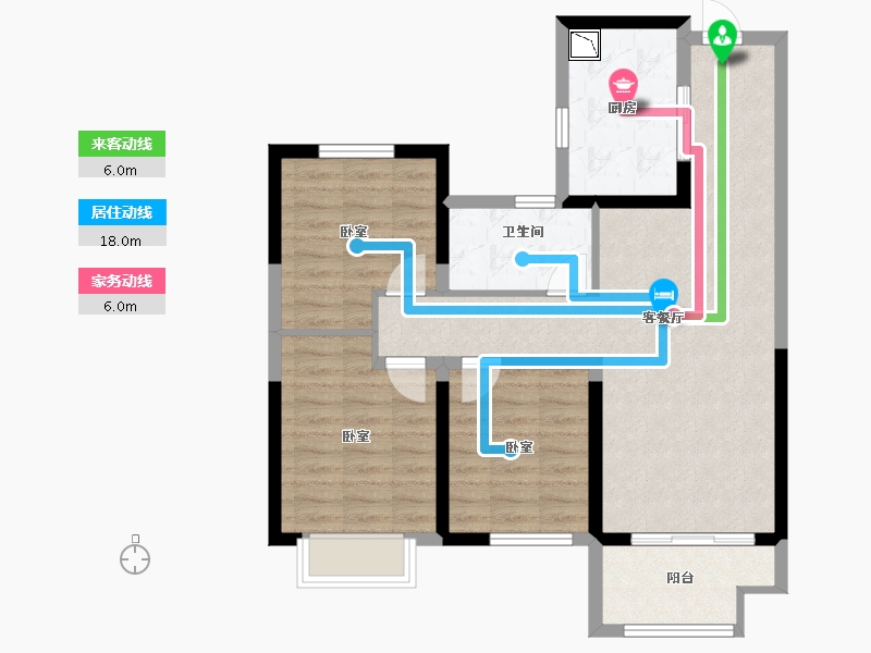 河南省-郑州市-正商兰庭华府-79.08-户型库-动静线