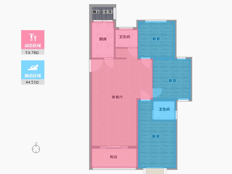 河南省-漯河市-荣昌大道东方-97.06-户型库-动静分区