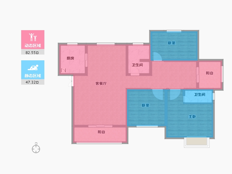 河南省-安阳市-内黄壹品明珠-115.67-户型库-动静分区