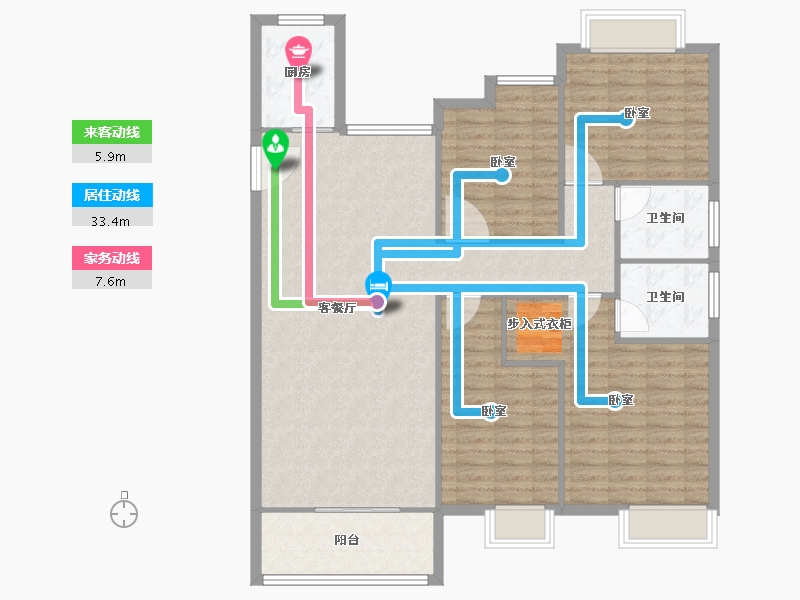 河南省-信阳市-固始毓秀华廷-124.51-户型库-动静线