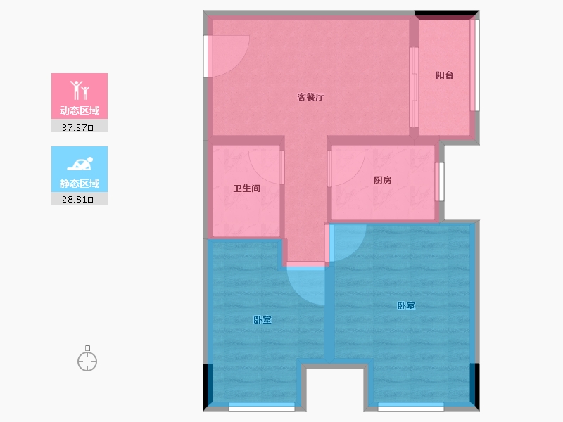 河南省-南阳市-建业壹号城邦-59.00-户型库-动静分区