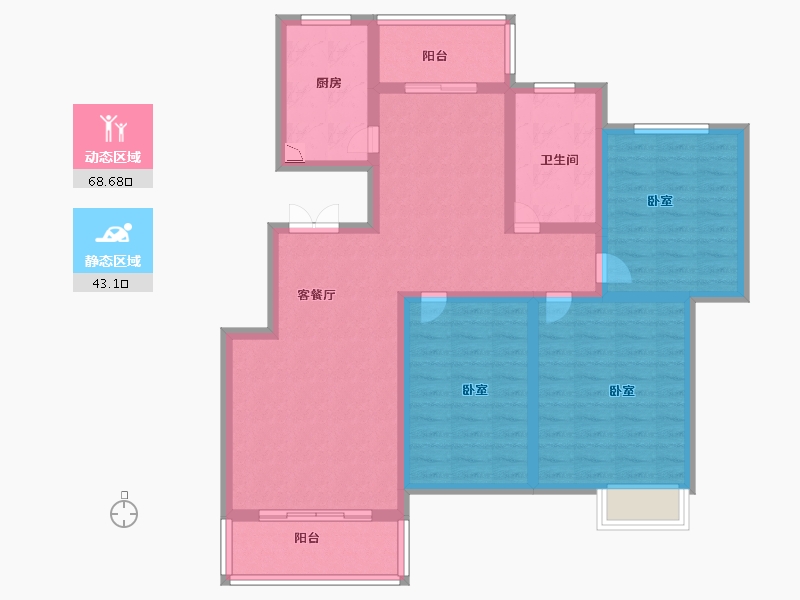 河南省-商丘市-神火城市春天-99.00-户型库-动静分区