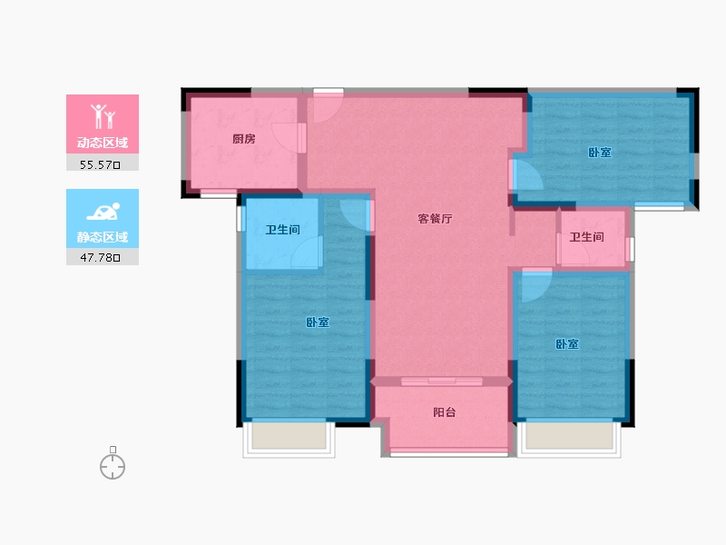 河南省-信阳市-固始建业城-92.00-户型库-动静分区