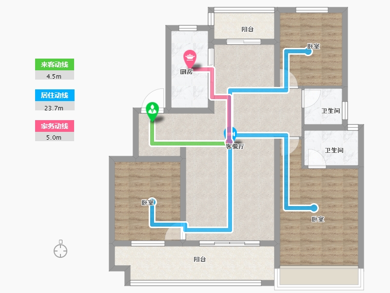 河南省-南阳市-方城中梁首府-102.00-户型库-动静线