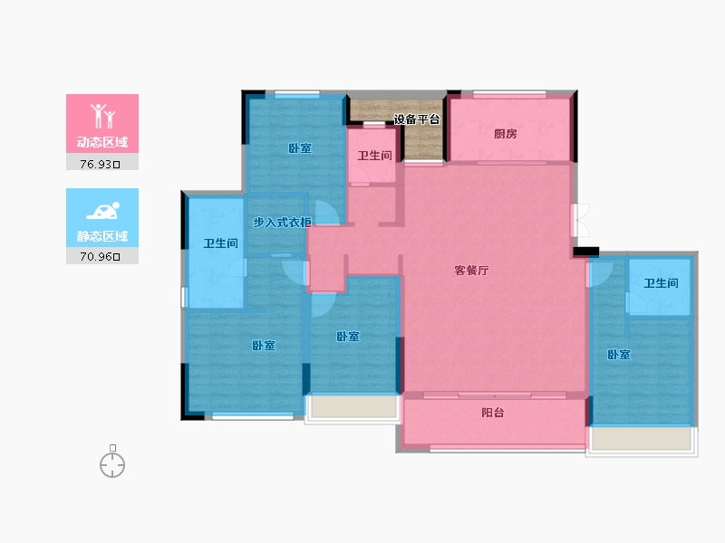 浙江省-绍兴市-宝能凤林府-138.00-户型库-动静分区