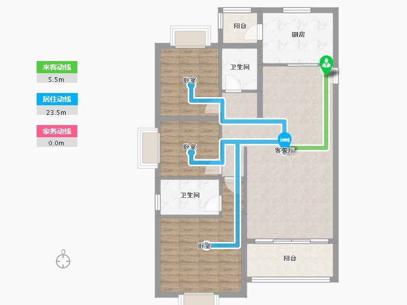 山东省-济宁市-济宁恒大御峰-100.01-户型库-动静线