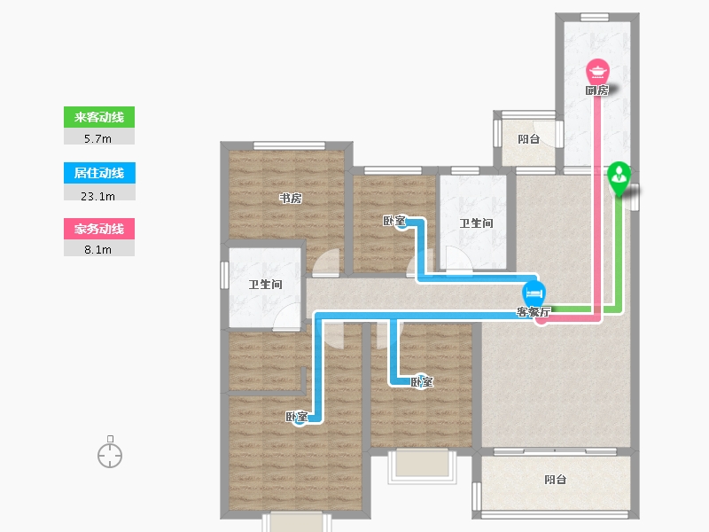 山东省-济宁市-济宁恒大御峰-116.00-户型库-动静线