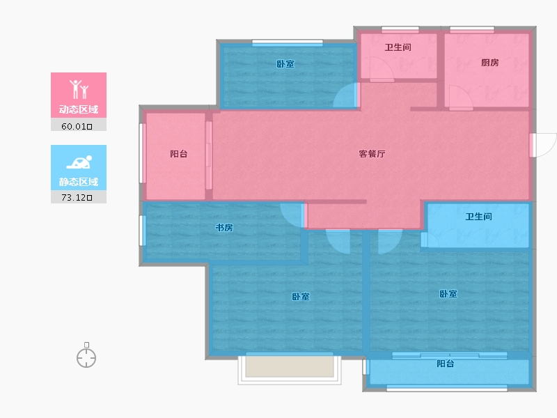 山东省-菏泽市-名门世都-121.00-户型库-动静分区