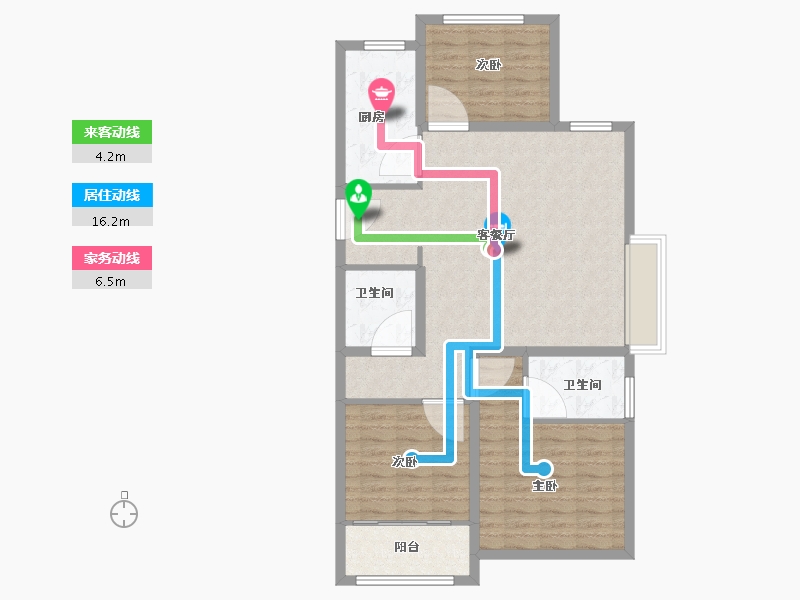 山东省-济南市-世茂原山首府-94.00-户型库-动静线