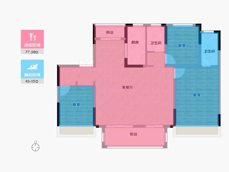 河南省-南阳市-淅川建业城-114.99-户型库-动静分区