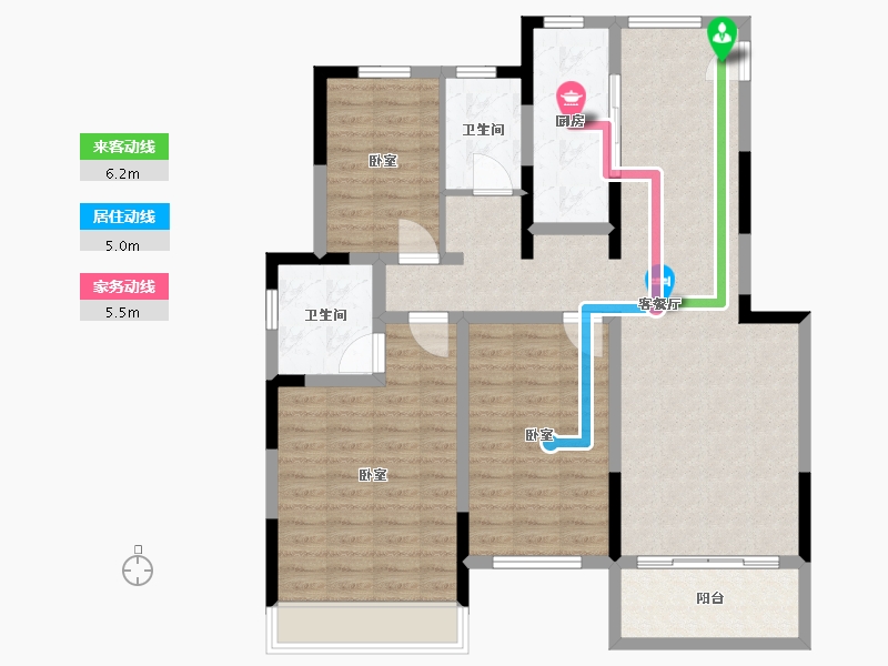 河南省-许昌市-正商金域世家-103.00-户型库-动静线