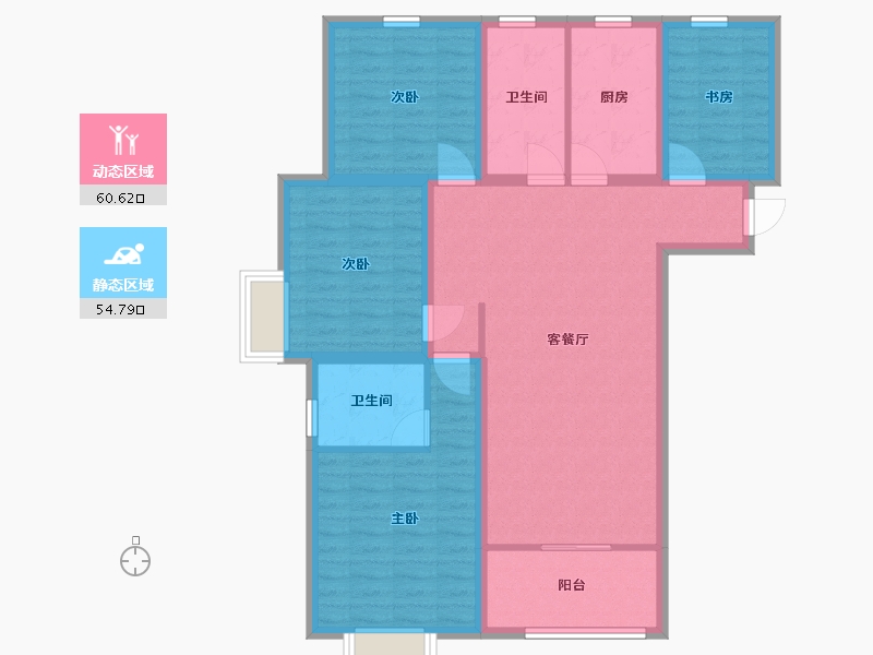 山东省-临沂市-意林·国际公园-103.00-户型库-动静分区