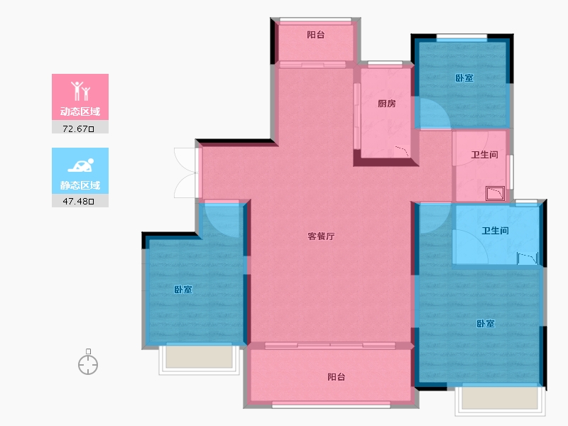 河南省-南阳市-镇平建业城-108.00-户型库-动静分区