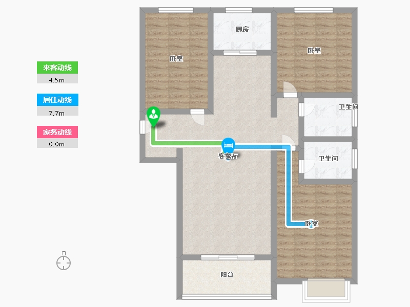 河南省-许昌市-上宅西湖湾-99.38-户型库-动静线