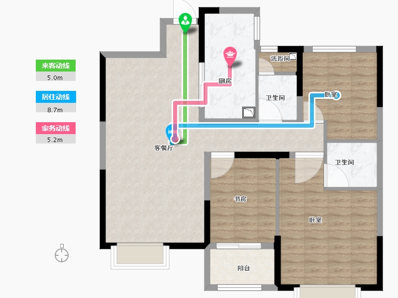 河南省-商丘市-华地美新天地-98.20-户型库-动静线