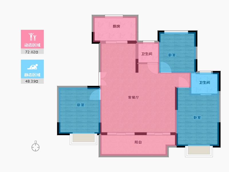 河南省-漯河市-东方今典境界-109.82-户型库-动静分区