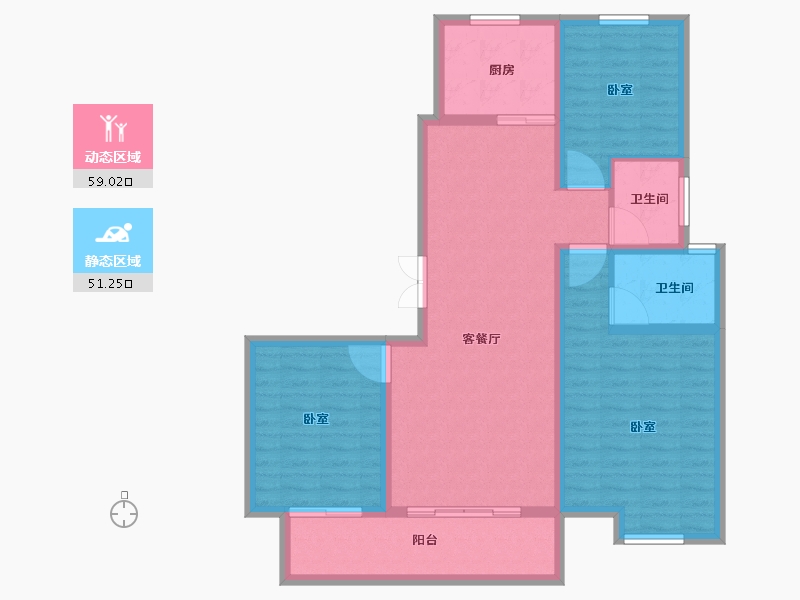 河南省-商丘市-常春藤畅馨园-98.99-户型库-动静分区