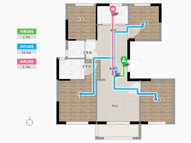 浙江省-温州市-瓯江峯汇-99.01-户型库-动静线