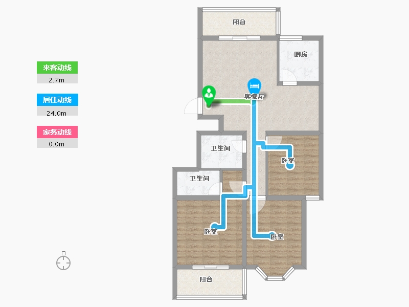 山东省-菏泽市-榕泽香榭里-95.00-户型库-动静线