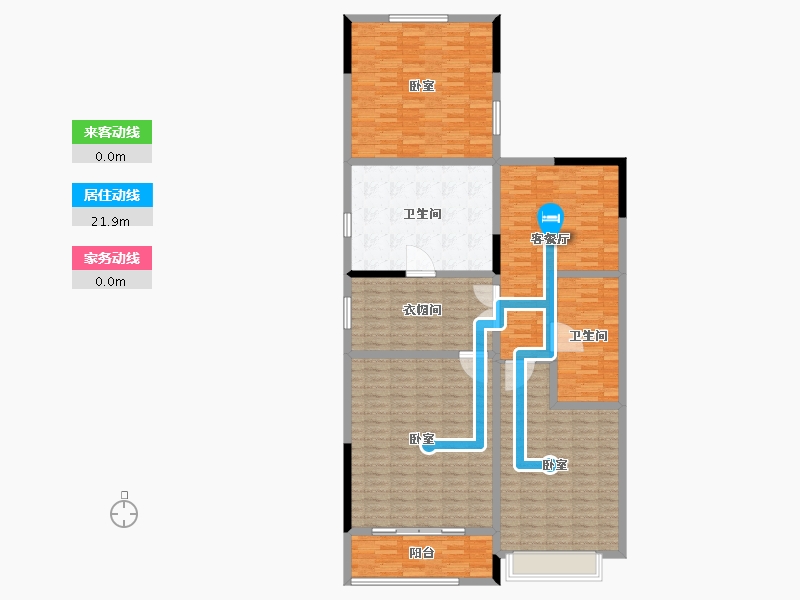 山东省-济南市-鑫苑御泉湾-160.00-户型库-动静线