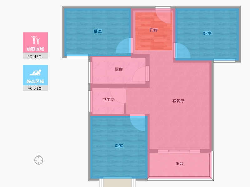 河南省-许昌市-天展明珠港-84.01-户型库-动静分区