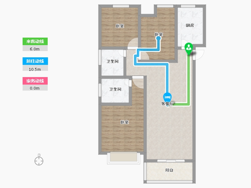 河南省-商丘市-海亚春天上苑-101.19-户型库-动静线