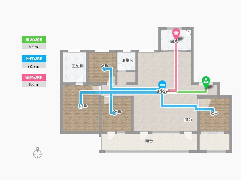 山东省-济南市-银丰玖玺城-152.00-户型库-动静线