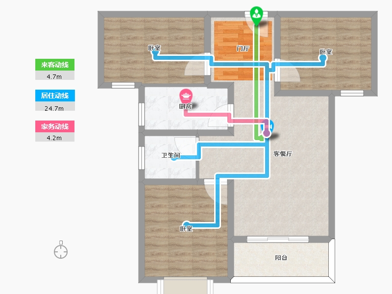 河南省-许昌市-天展明珠港-82.01-户型库-动静线